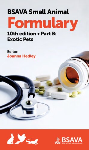 BSAVA Small Animal Formulary Part B Exotic Pets