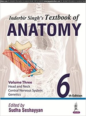 Inderbir Singhs Textbook of Anatomy Vol 3 Head and Neck Neuroanatomy Genetics 6th ed