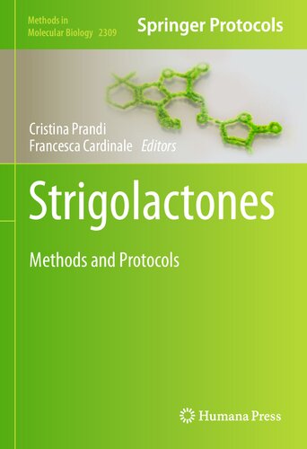 Strigolactones Methods and Protocols