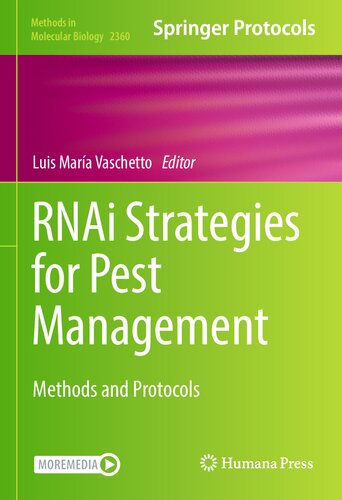 RNAi Strategies for Pest Management Methods and Protocols