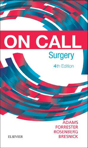 On Call Surgery On Call Series 4th Edition