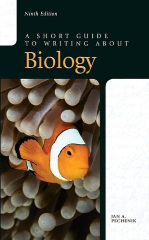 A Short Guide to Writing about Biology 9th Edition