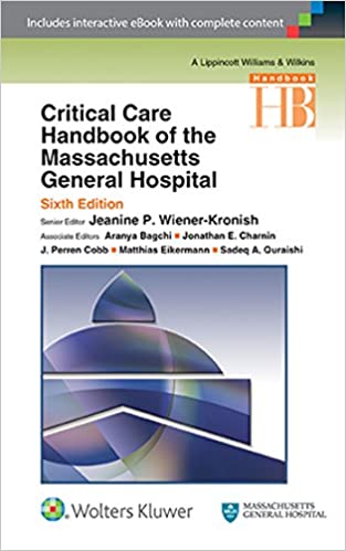 Critical Care Handbook of the Massachusetts General Hospital 6th Edition