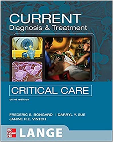 CURRENT Diagnosis and Treatment Critical Care 3rd Edition
