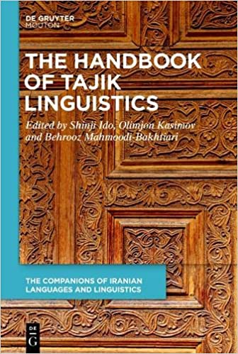 Tajik Linguistics By Shinji Ido