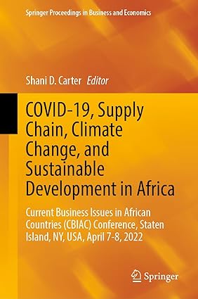 COVID 19 Supply Chain Climate Change and Sustainable Development in Africa