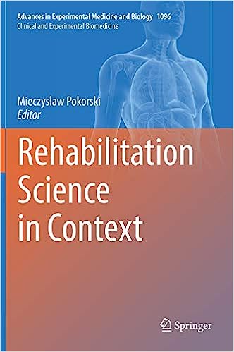 Rehabilitation Science in Context Advances in Experimental Medicine and Biology 1096