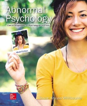 Abnormal Psychology Clinical Perspectives on Psychological Disorders 9th Ed