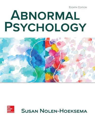 Abnormal Psychology 8th Edition By Susan Nolen Hoeksema
