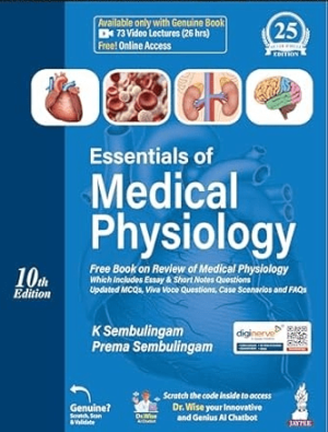 Essentials of Medical Physiology 10th Edition By Sembulingam