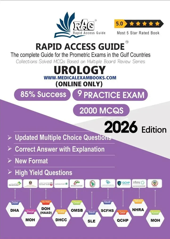 HAAD Urologist Prometric Exam MCQs