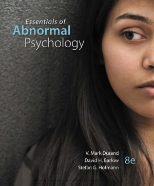 Essentials of Abnormal Psychology 8th Ed