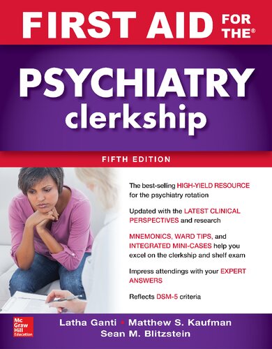 First Aid for the Psychiatry Clerkship 5th Edition